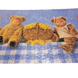 VINTAGE Anne Geddes BABY BEARS JIGSAW Puzzle 1997 CEACO 700 PIECES 90'S ARTIST